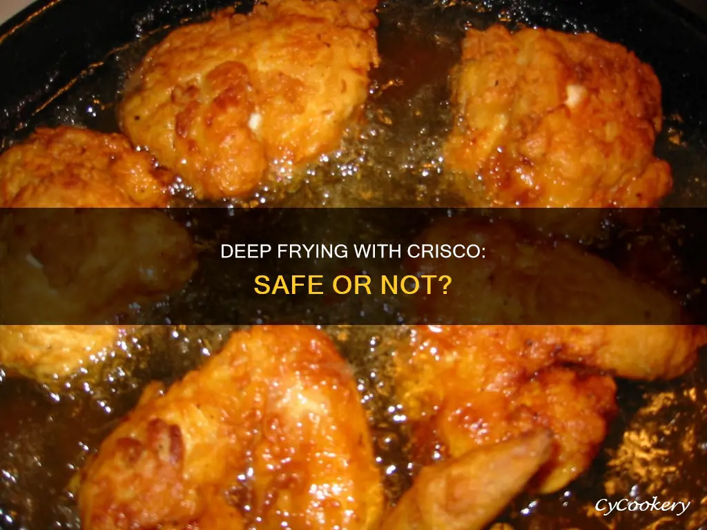 can i use crisco in a deep fat fryer