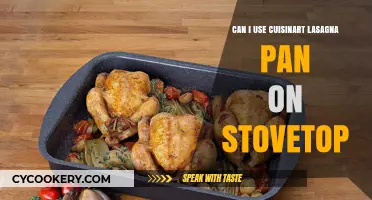 Stovetop Lasagna: Can You Use a Cuisinart Pan?