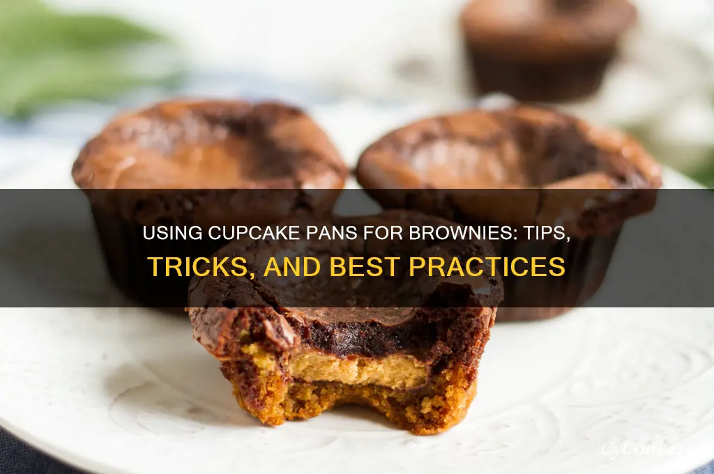 can I use cupcake pan for brownies