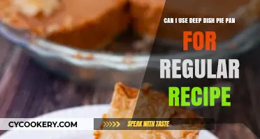Deep Dish Pie Pan: Substitute or Not?