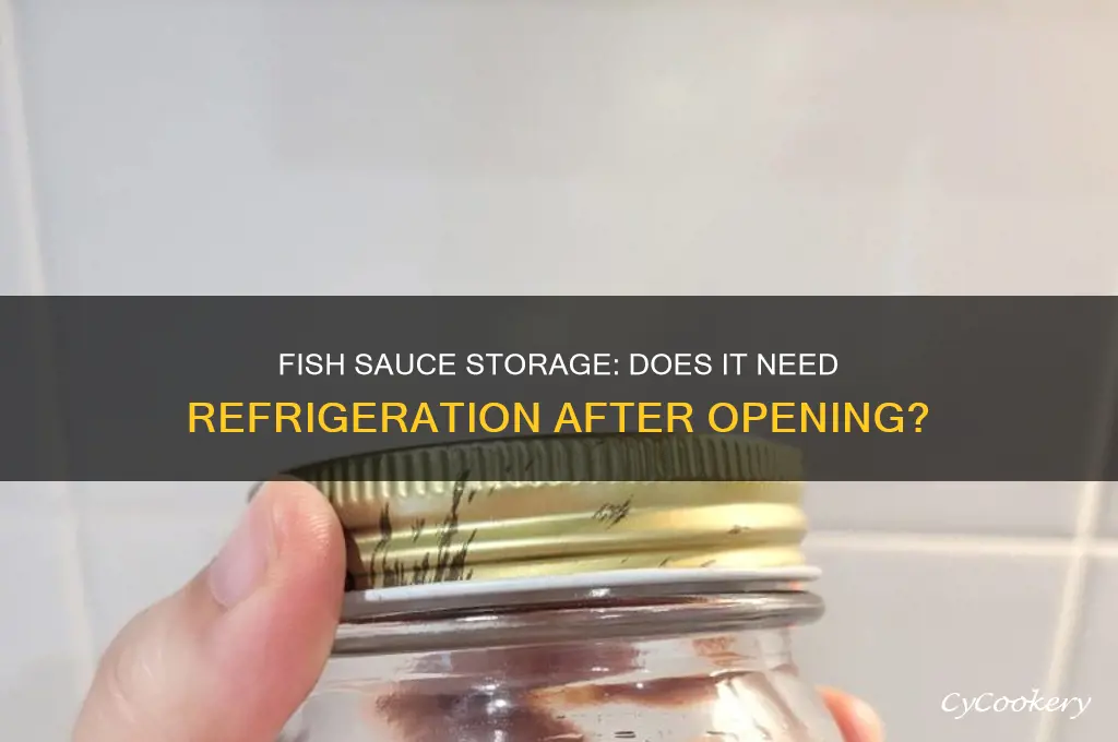 can i use fish sauce not refrigerated