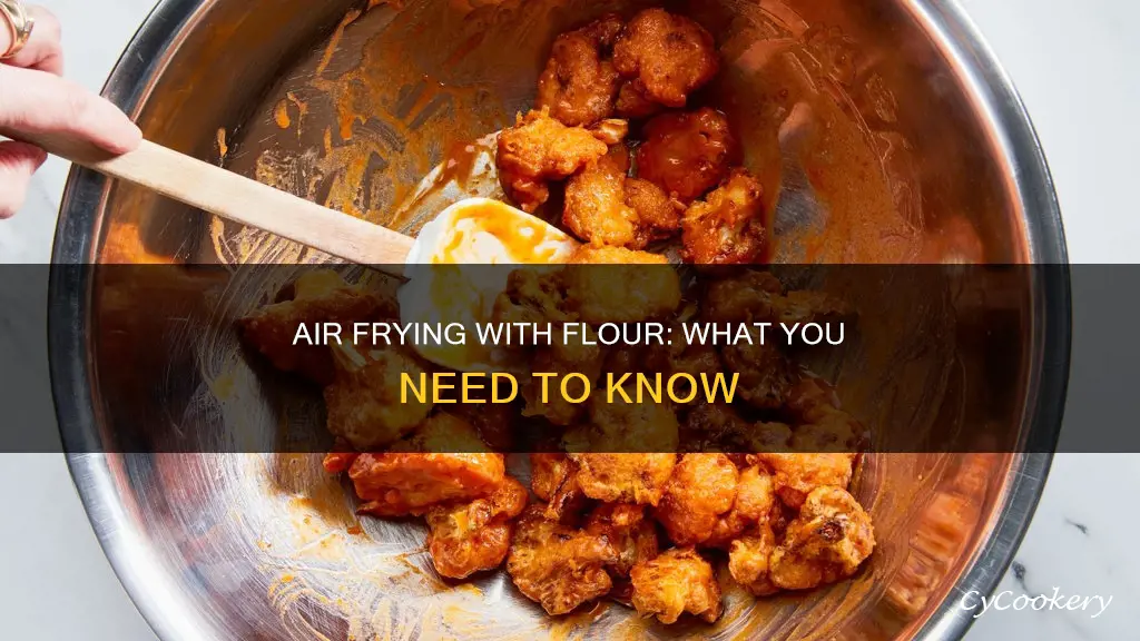 can i use flour in air fryer