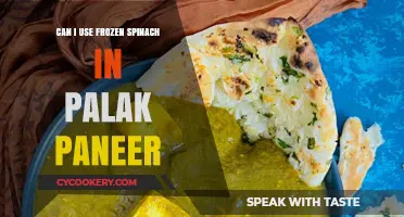 Using Frozen Spinach for Palak Paneer: Yay or Nay?