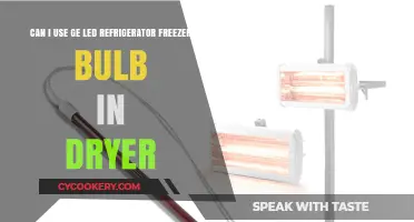 Using GE LED Fridge Bulb in Dryer: Safe or Risky?