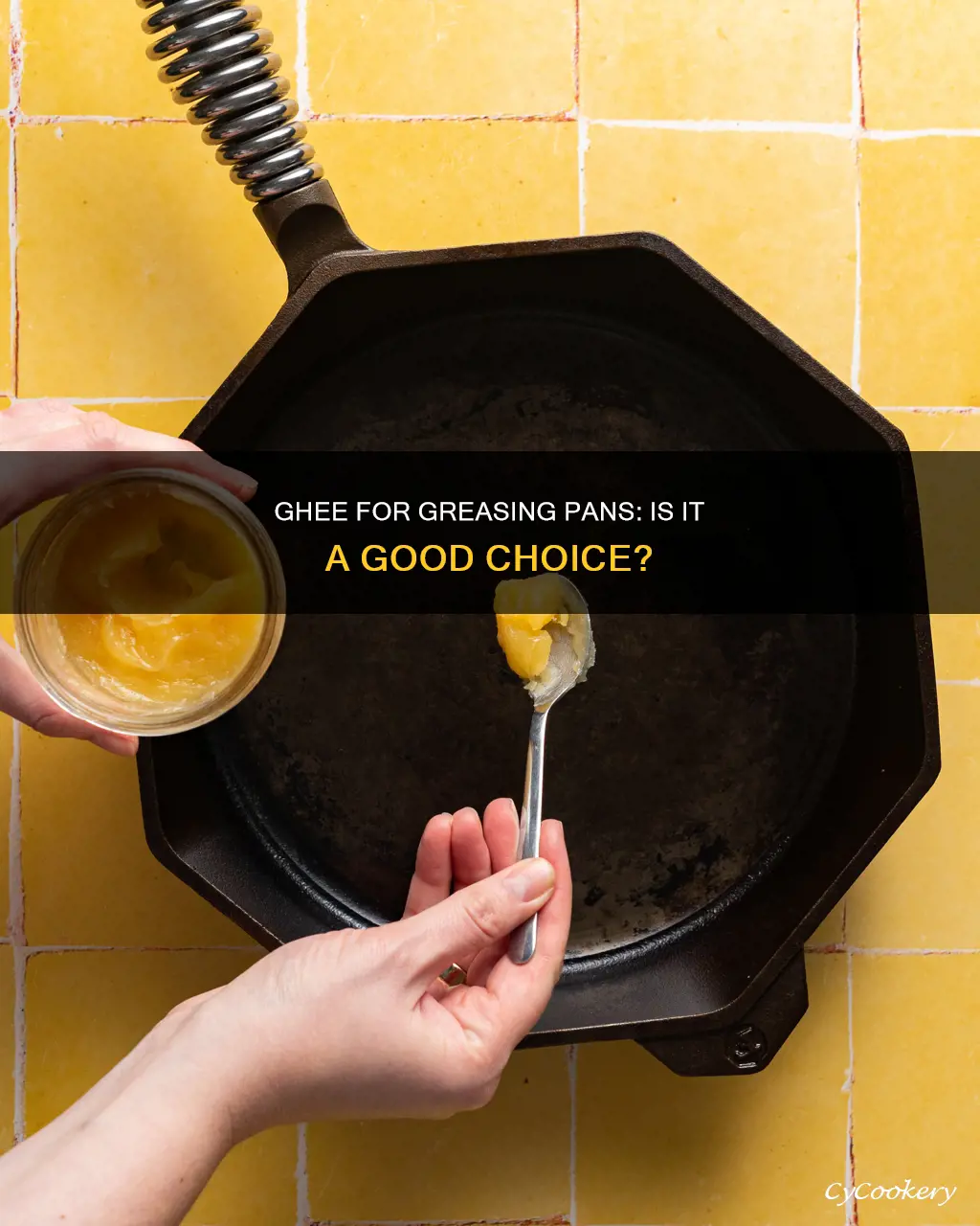 can I use ghee to grease a pan