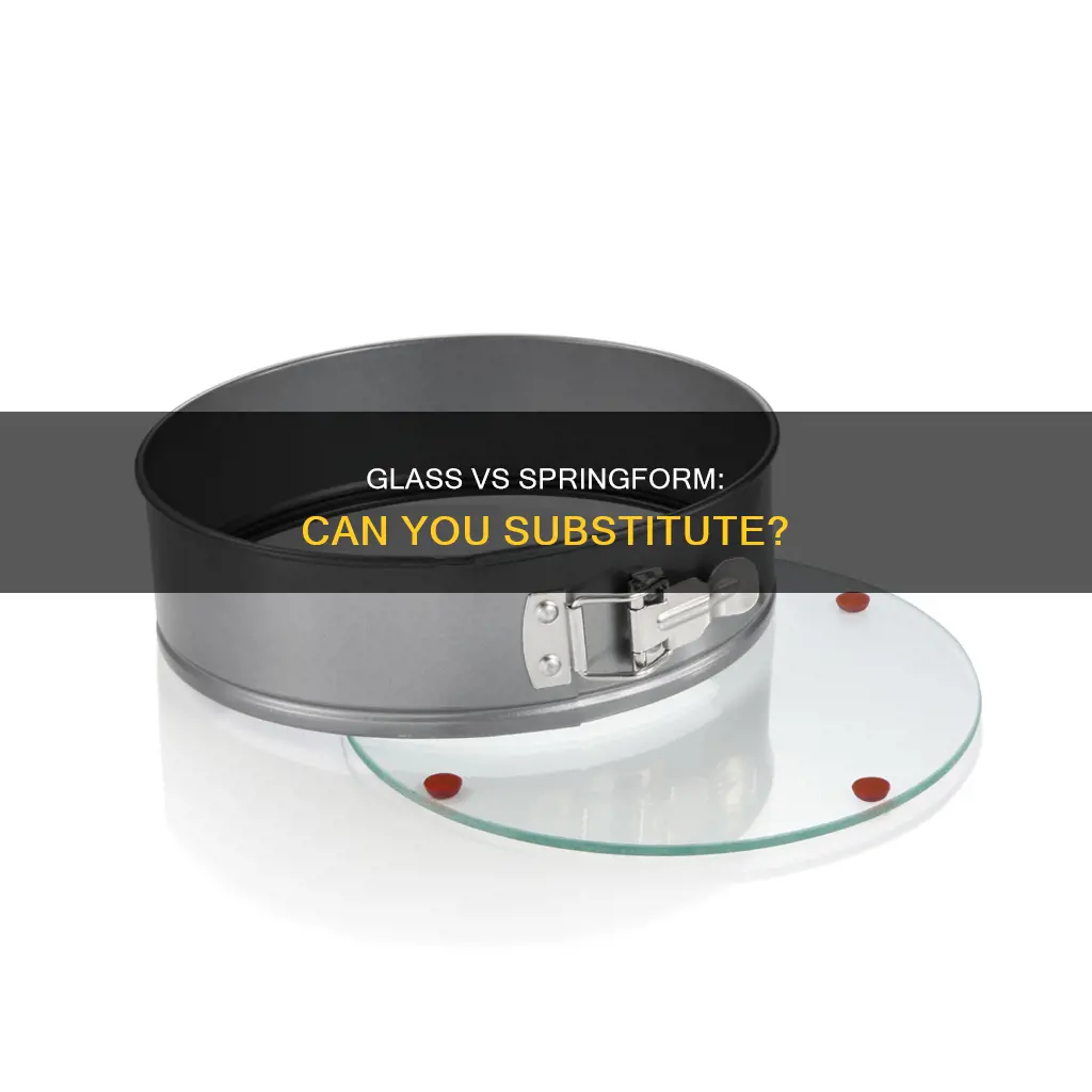 can I use glass instead of aspringform pan