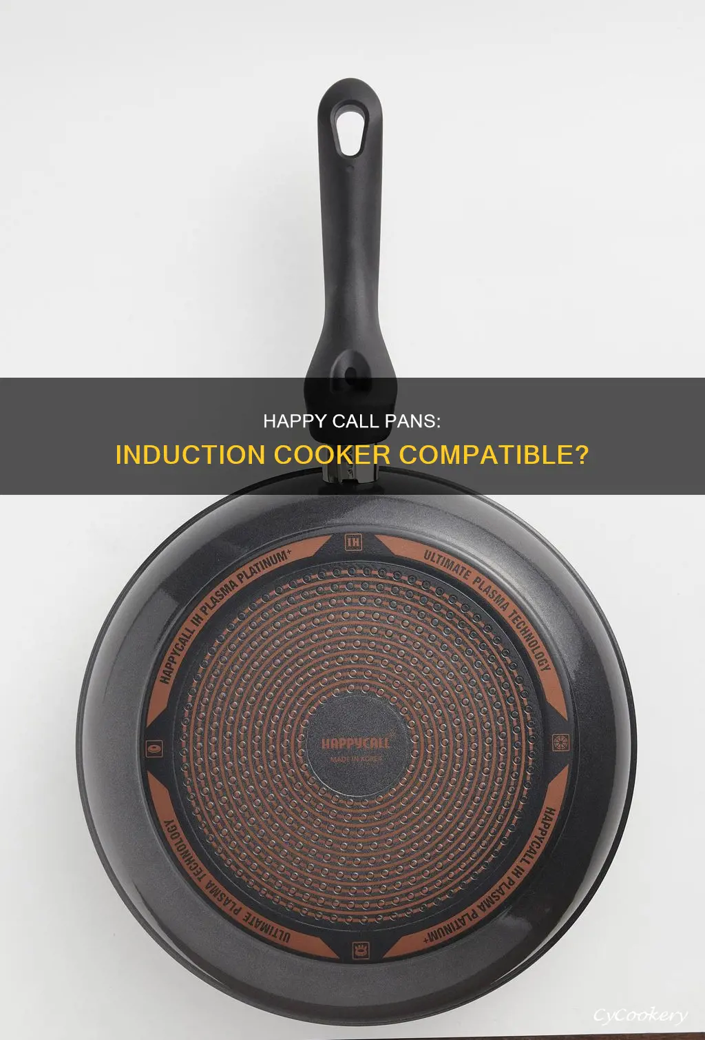 can I use happy call pan on induction cooker