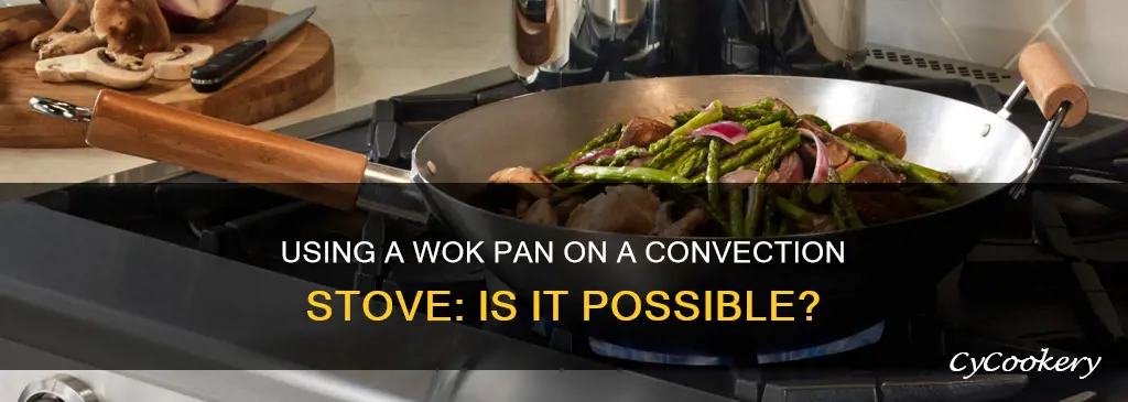 can I use I a wok pan on convection stove