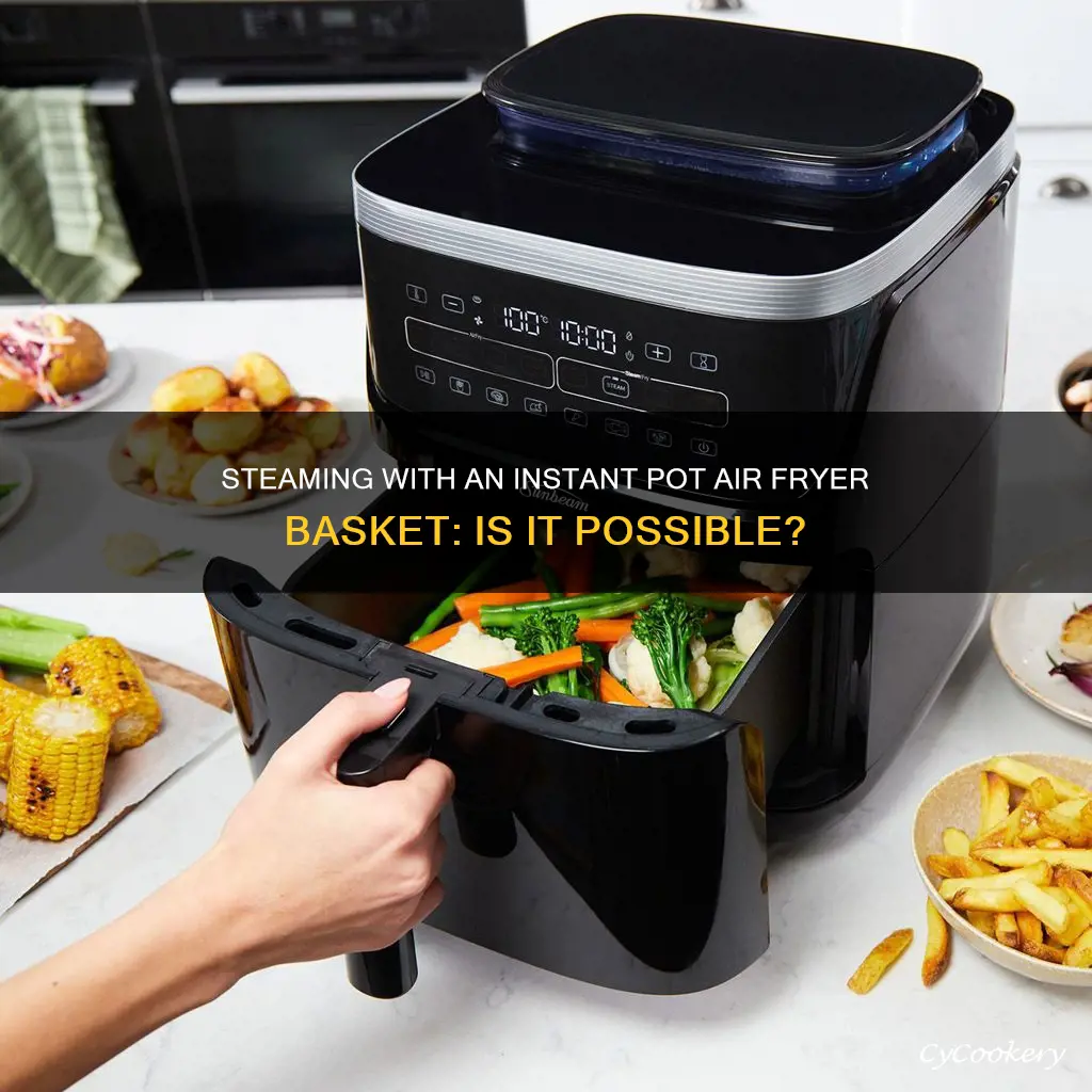 can i use instant pot air fryer basket for steaming