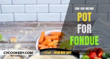 Instant Pot Fondue: A Tasty, Quick Treat?