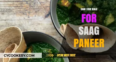 Kale for Saag Paneer: A Healthy Twist on a Classic