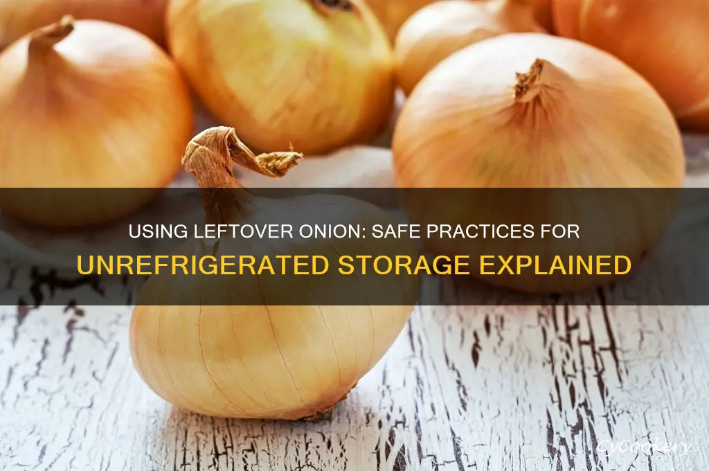 can i use leftover onion that