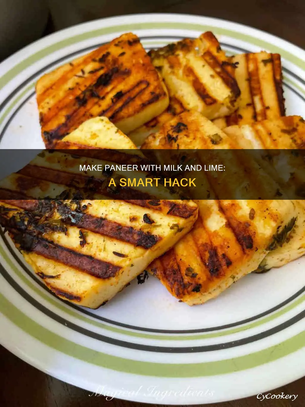 can I use lime to make paneer from milk