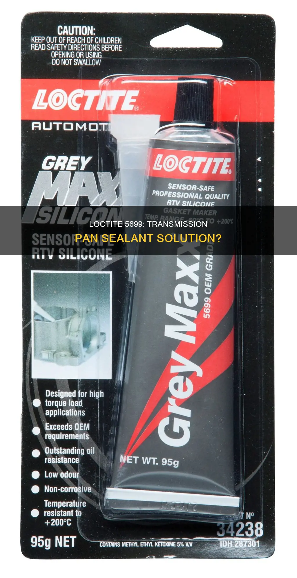 can I use loctite 5699 on transmission pans