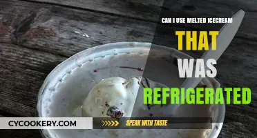 Refrigerated Melted Ice Cream: Safe to Use or Toss?