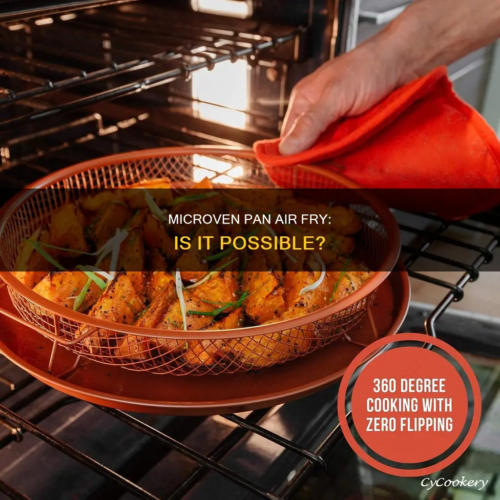 can I use microven pan air fry