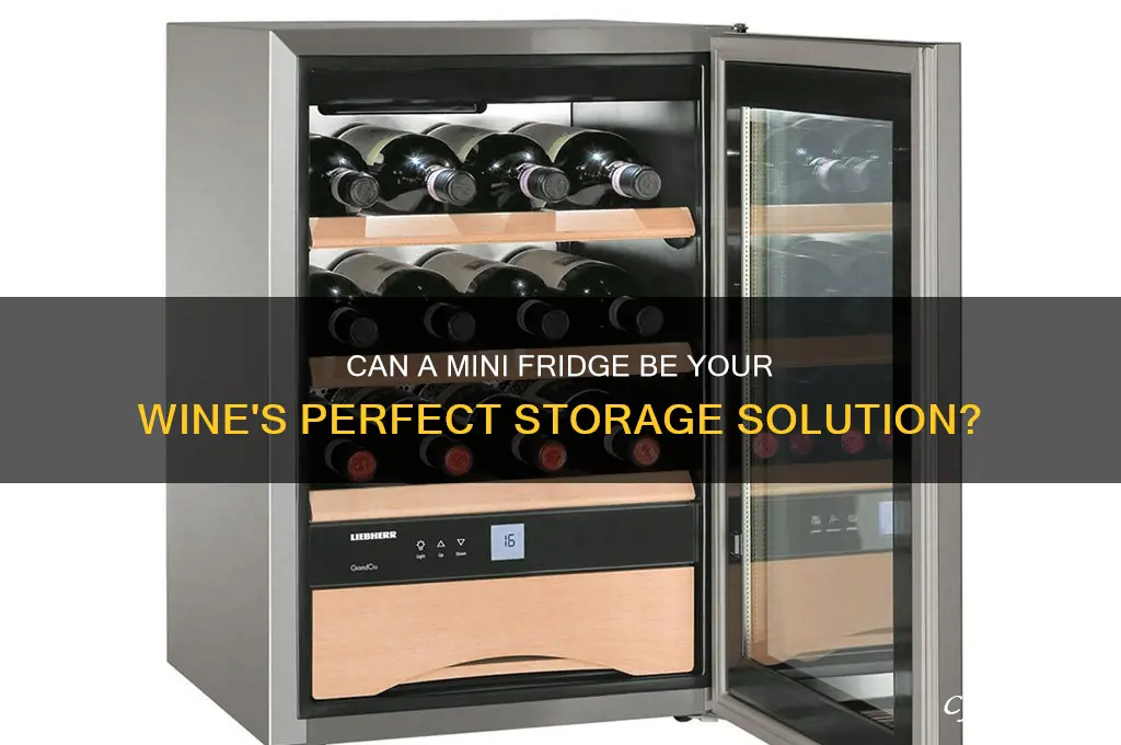 can i use mini refrigerator to store wine