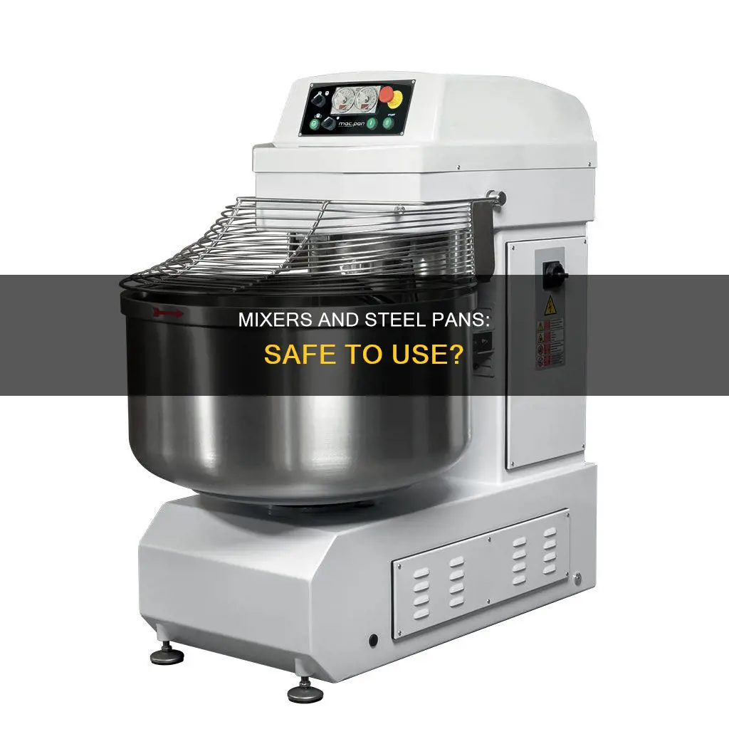 can I use mixer in stainless steel pans