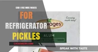 Using Mrs. Wages for Refrigerator Pickles: Tips and Tricks