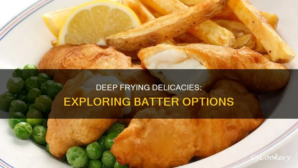 can i use my deep fryer for different batters