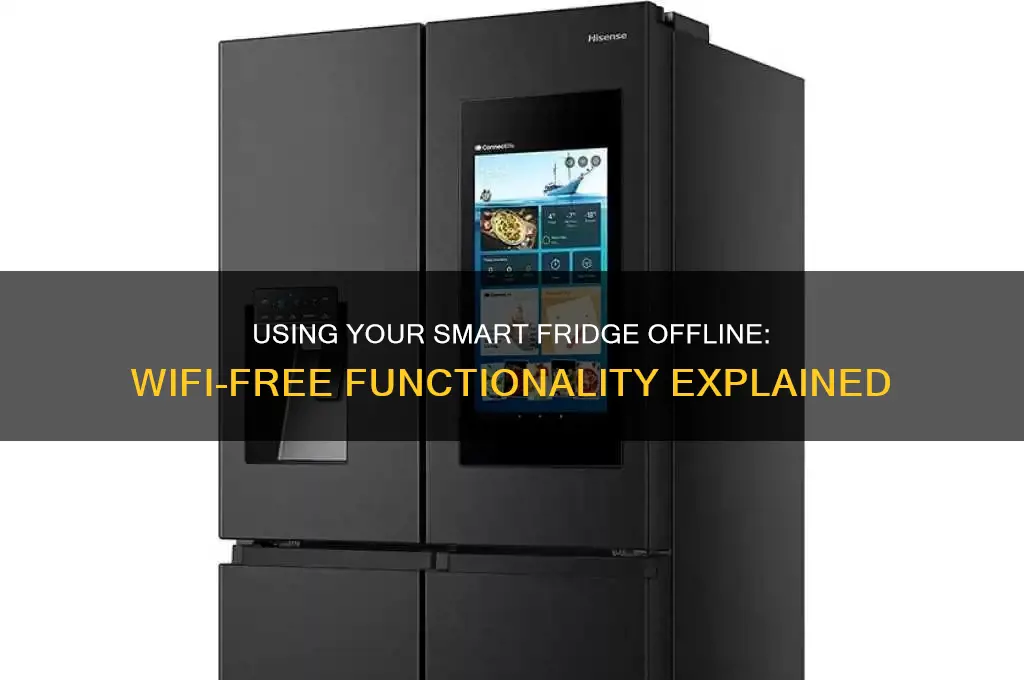 can i use my smart refrigerator without wifi