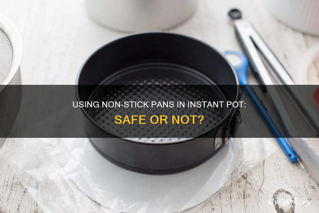 can I use non stick pans in the instant pot