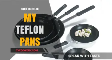 Use Oil in Teflon Pans?