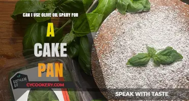Olive Oil Spray for Cake Pans: A Baking Game-Changer?