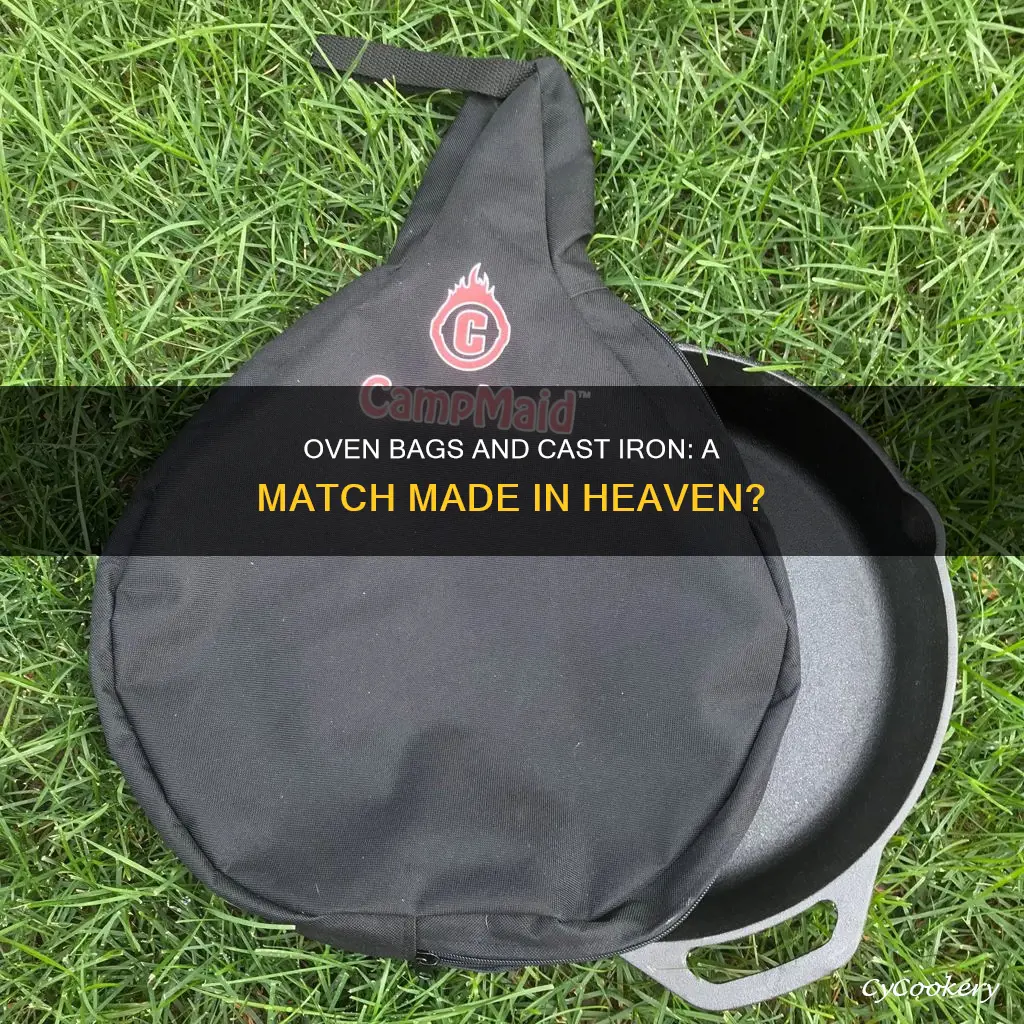 can I use oven bag in a cast iron pan