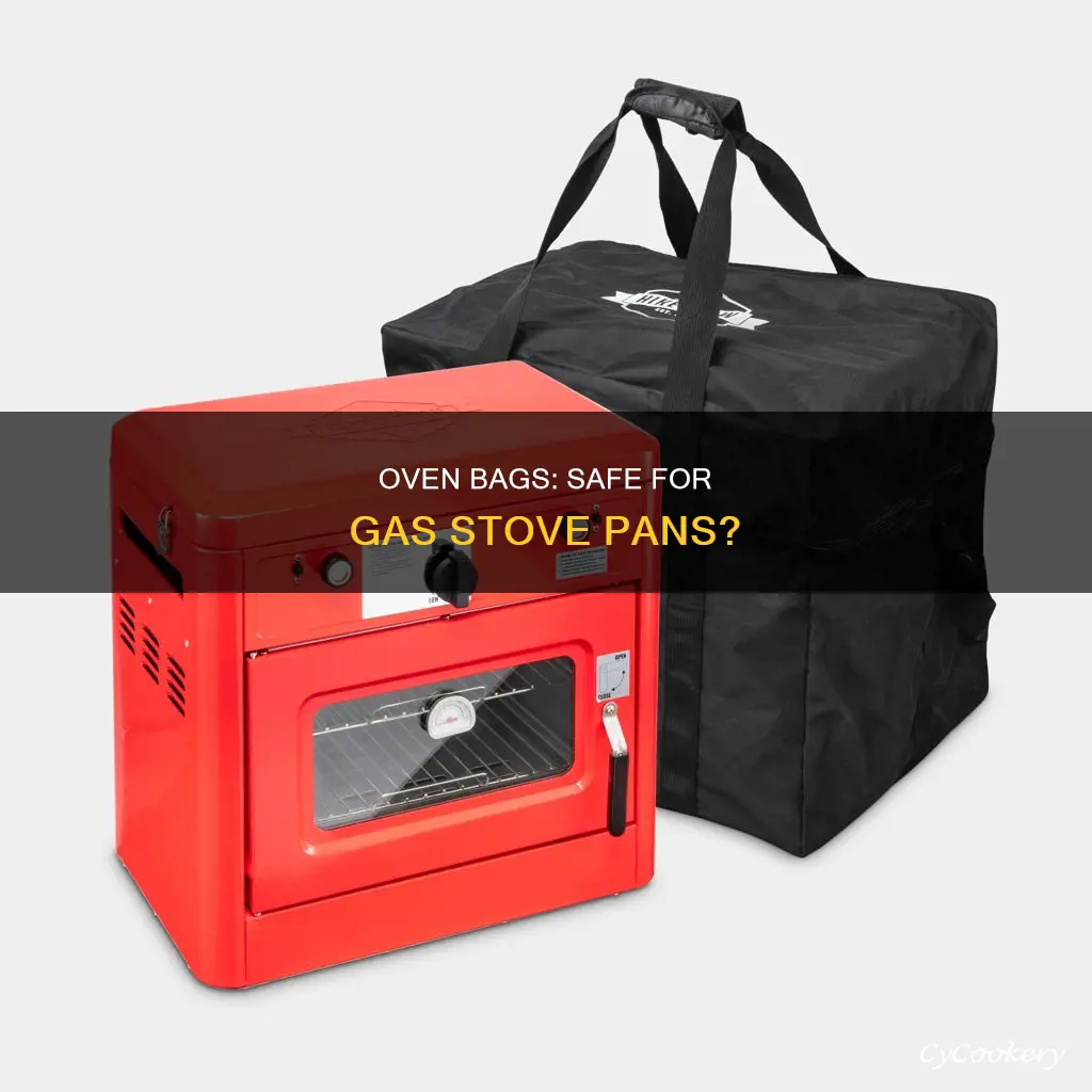 can I use oven bags in pan on gas stove