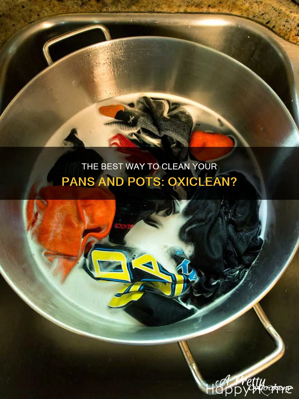 can I use oxiclean on pans and ppots