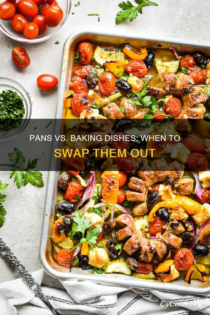 can I use pan instead of baking dish