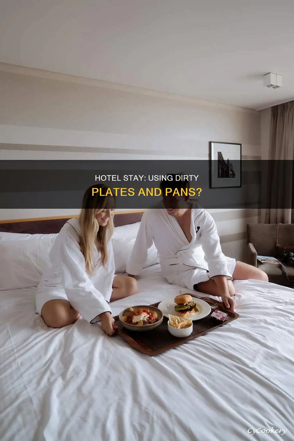 can I use pans and plates in hotel dirty