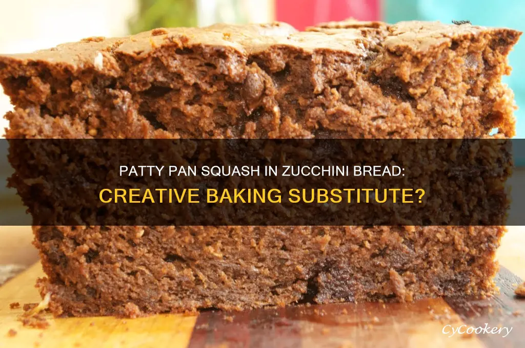 can I use patty pan squash in zucchini bread
