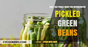 Using Pickle Crisp for Refrigerator Pickled Green Beans: A Guide