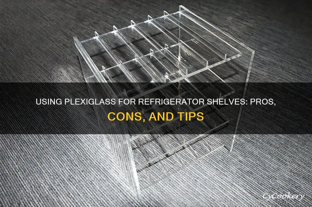can i use plexiglass for refrigerator shelf