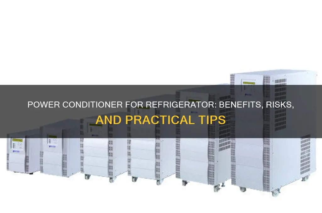 can i use power conditioner for refrigerator