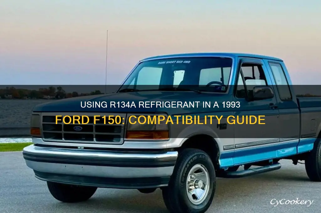 can i use r134a refrigerant in a 1993 ford f150