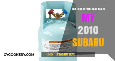 Using Refrigerant 134a in a 2010 Subaru: Compatibility Guide