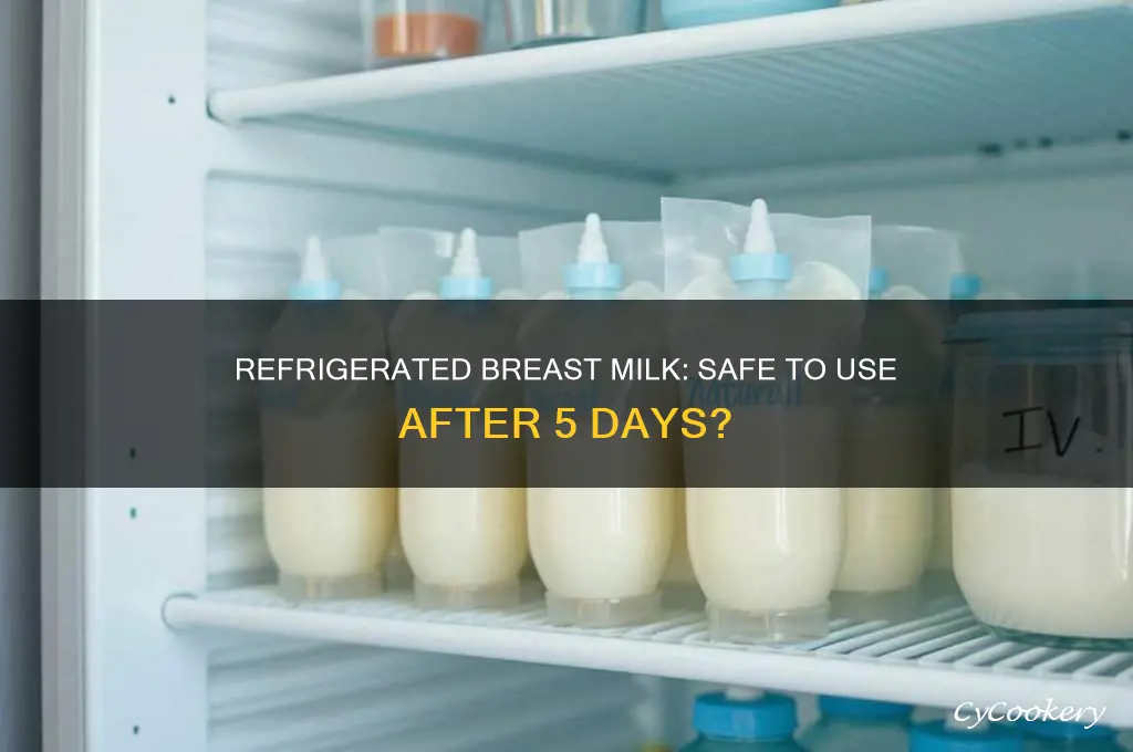 can i use refrigerated breast milk after 5 days