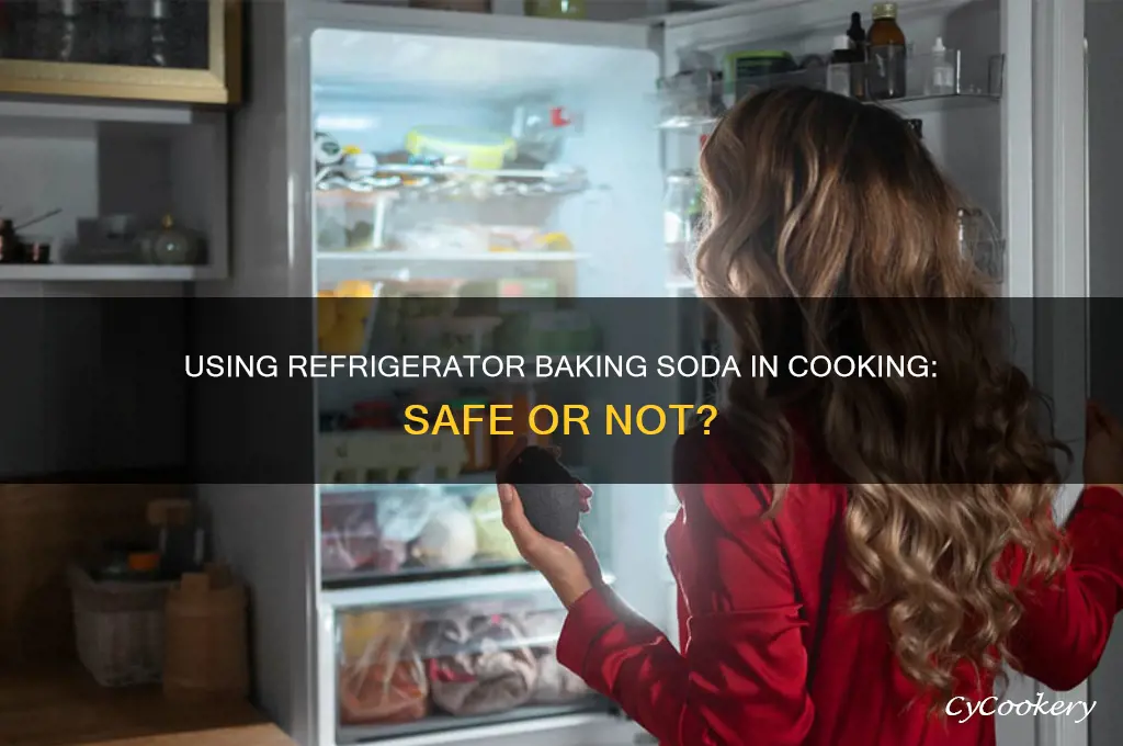 can i use refrigerator baking soda for cooking