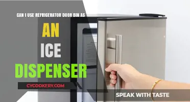 Using Your Fridge Door Bin as an Ice Dispenser: Is It Possible?