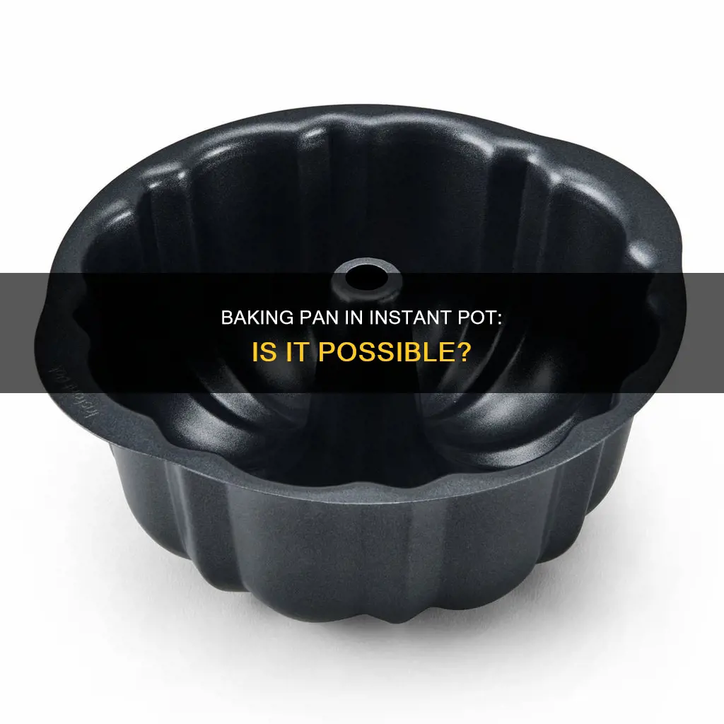 can I use regular baking pan in instant pot