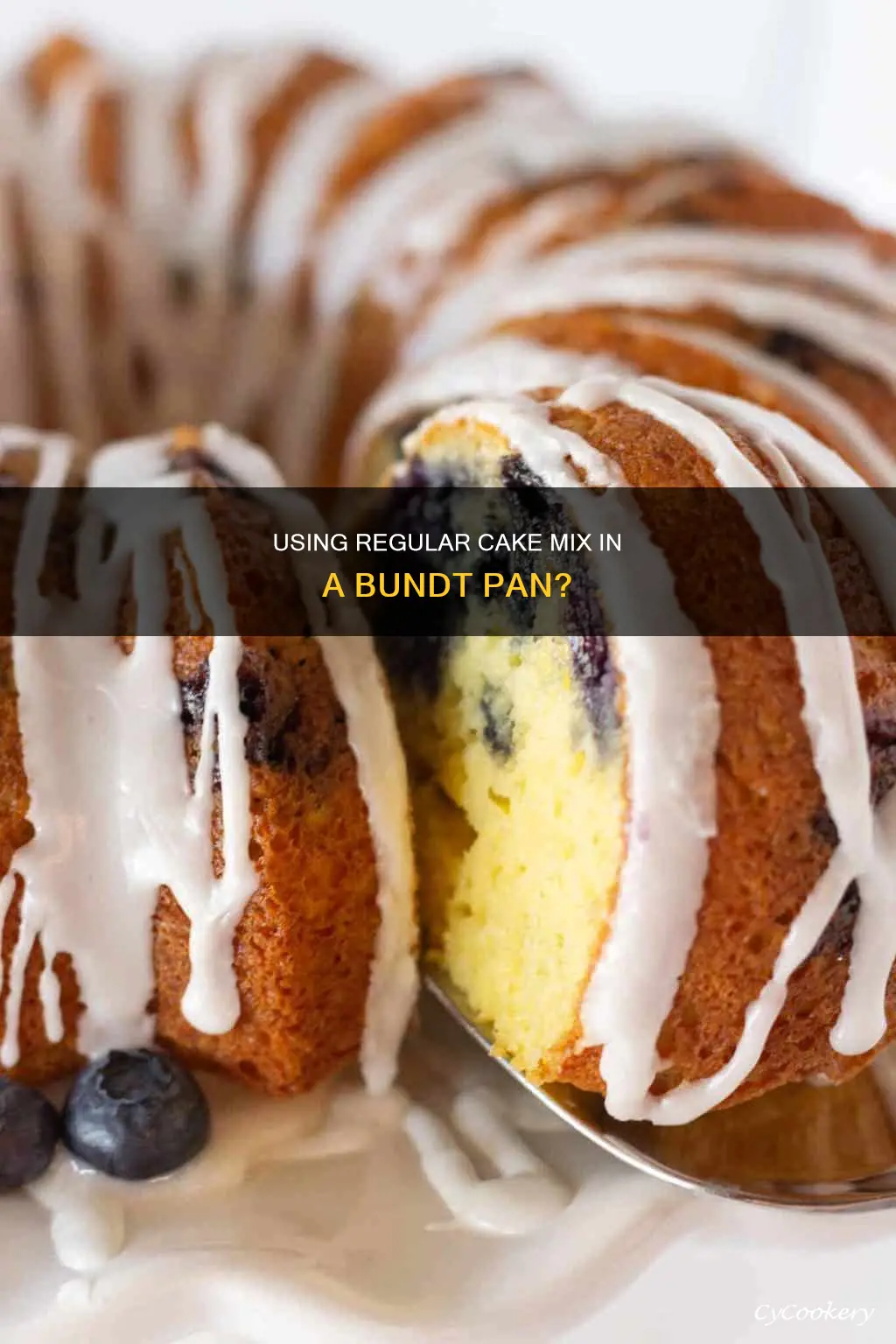 can I use regular cake mix in a bundt pan