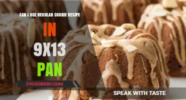 Baking Cookies: Pan Size and Recipe Adjustments