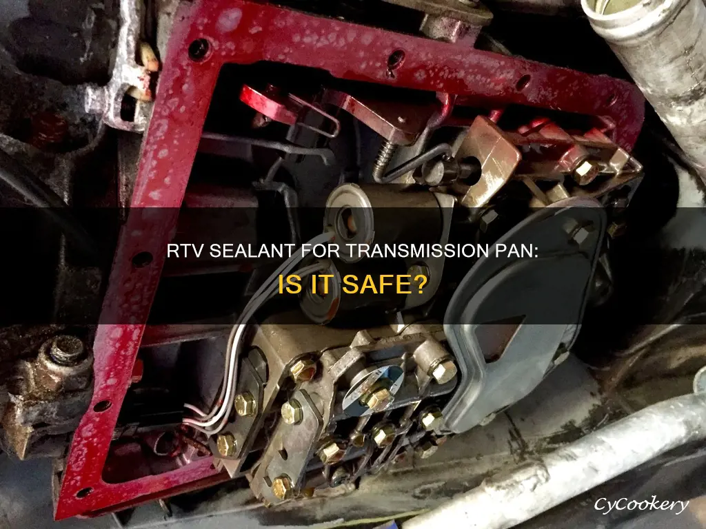 can I use rtv sealant on my automatic transmission pan