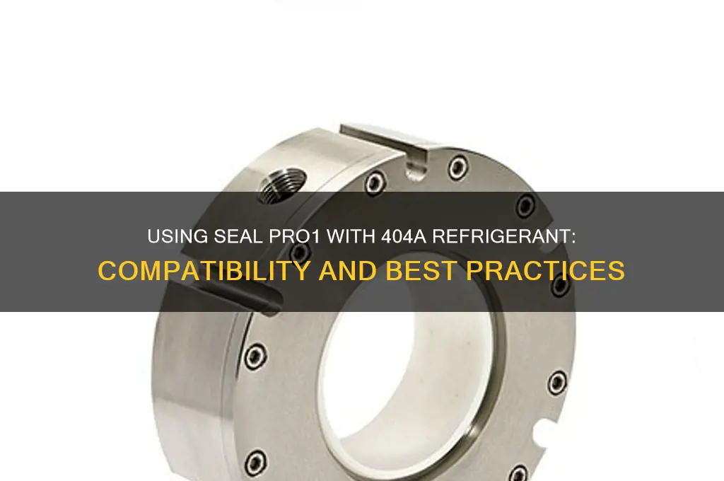 can i use seal pro1 for 404a refrigerant