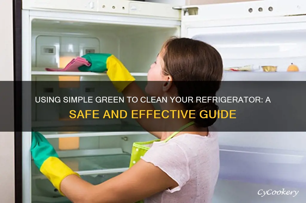 can i use simple green to clean refrigerator