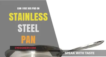 How to Clean Stainless Steel Pans with SOS Pads