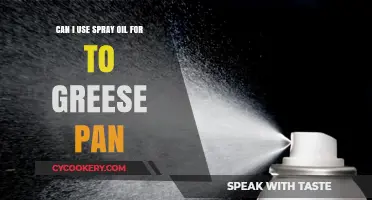 Spray Oil: A Pan's Best Friend?